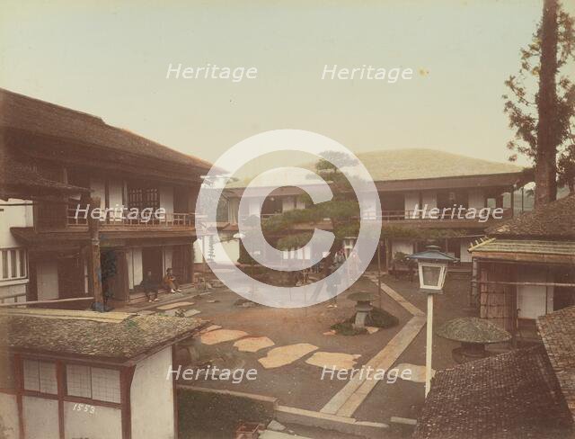 Sudzuki Hotel, Nikko, 1870s-1890s. Creator: Kusakabe Kimbei.