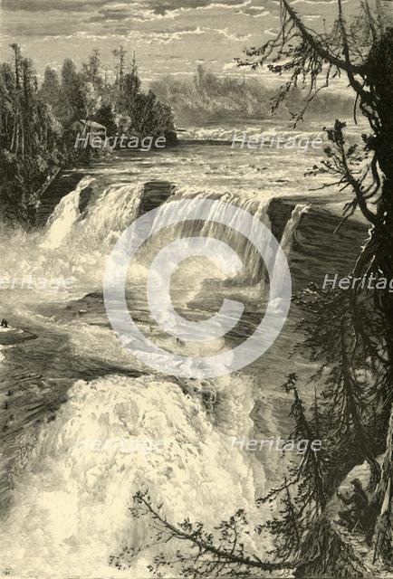 'General View of Trenton Falls, from East Bank', 1872. Creator: James L. Langridge.