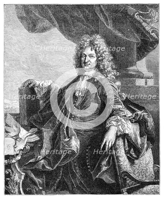 Charles René d'Hozier, (1885). Artist: Gerard Edelinck