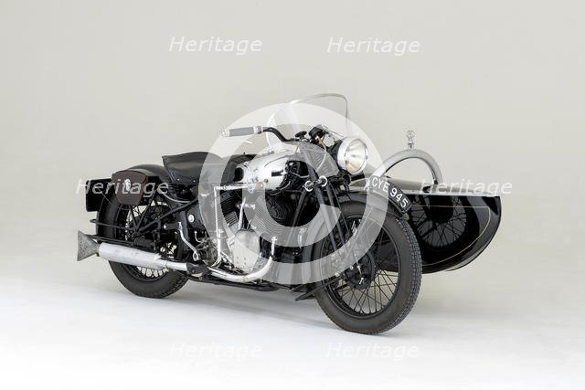 1936 Brough Superior 11-50 Special Combination. Creator: Unknown.