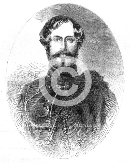 His Grace the Duke of Leeds, Mover of the Address to Her Majesty, in the House of Lords..., 1854. Creator: Unknown.