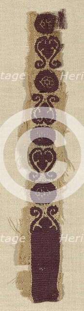 Fragment, Egypt, Greco-Roman period (30 B.C.- 641 A.D.), 4th/5th century. Creator: Unknown.