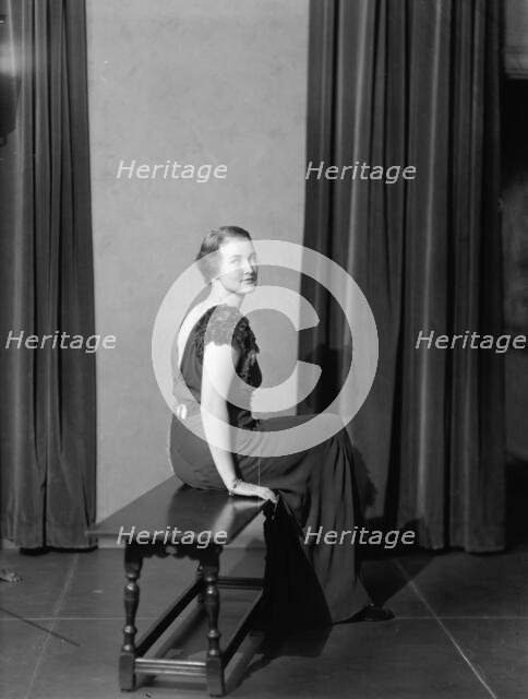 Wilson, Robert Whitelow, Mrs. - Portrait, 1933. Creator: Harris & Ewing.