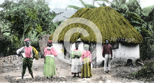 A Jamaican village, c1900s. Artist: Unknown