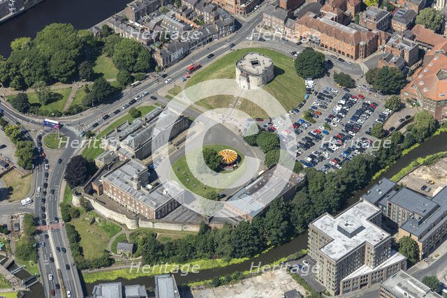 York Castle, The Castle Museum and Clifford's Tower, York, 2024. Creator: Robyn Andrews.