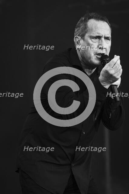 Andy McCluskey, OMD, live at Heritage Live, Audley End House, Essex, Aug 2023. Creator: Annapaola Marchesani.