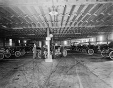 Interior of the garage, Fort William Henry Hotel, Lake George, N.Y., c.between 1910 and 1920. Creator: Unknown.