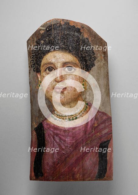 Mummy Portrait, A.D. 75-100. Creator: Malibu Painter.