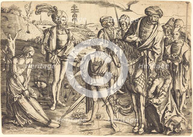 The Testing of the King's Sons, c. 1500. Creator: Master MZ.