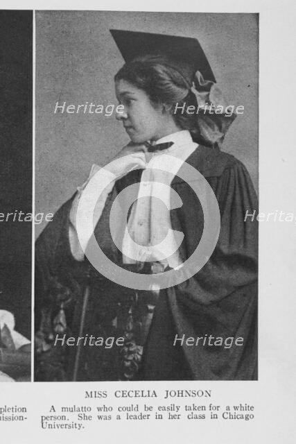 Miss Cecelia Johnson..., 1908. Creator: Unknown.