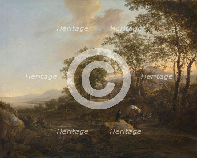 Italian Landscape, c1630-1650. Creator: Jan Dirksz Both.