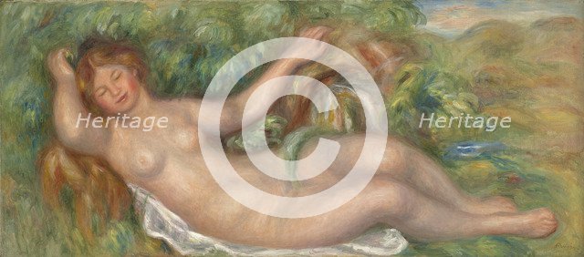 La source (Nu allongé), c. 1902. Artist: Renoir, Pierre Auguste (1841-1919)