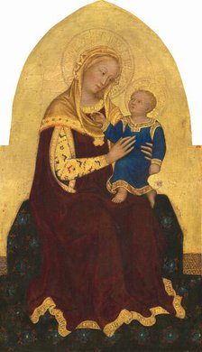 Madonna and Child Enthroned, c. 1420. Creator: Gentile da Fabriano.