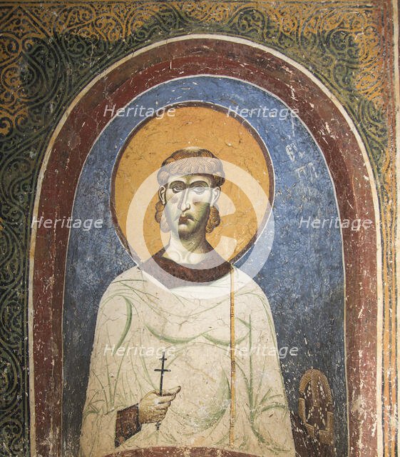 Saint Euplius of Catania, 12th century. Creator: Byzantine Master ().