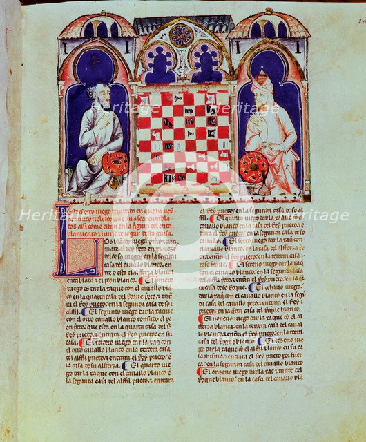 Libro de los juegos, ajedrez, dados y tablas' (Book of games, chess, dice and tables' by Alphonse…