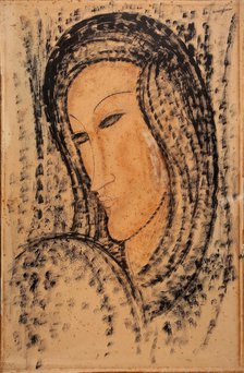 Portrait of a Young Widow. Creator: Modigliani, Amedeo (1884-1920).