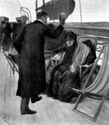 A Mad Move: Sir Robert lifted his cap..."I was looking for you, Miss Arlington", 1898. Creator: Unknown.