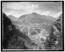 Ouray, Colorado, from Blow-out Canyon, c1901. Creator: William H. Jackson.