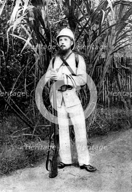 French Aggressions in West Africa: types of French and native soldiery engaged in the advance, 1898. Creator: Unknown.