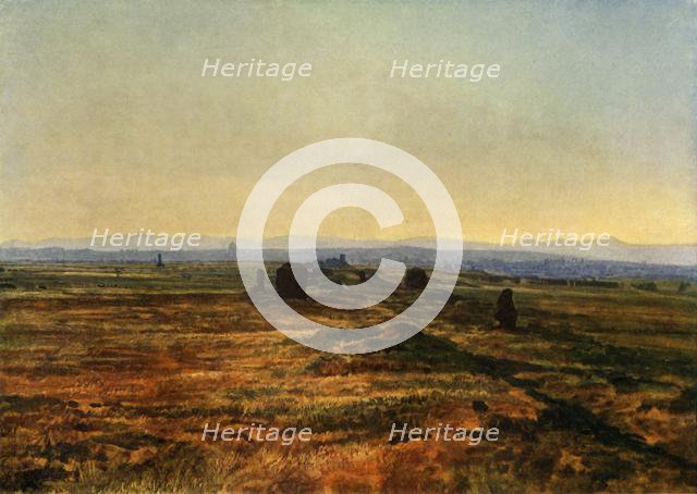 'The Appian Way at Sundown', 1845, (1965).  Creator: Aleksandr Ivanov.