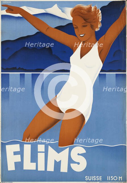 Flims, 1939. Creator: Handschin, Johannes (1899-1948).