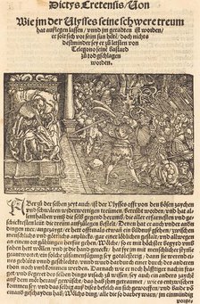 Page from Troianischen Kreig - Ausberg, 1536. Creator: Hans Weiditz.