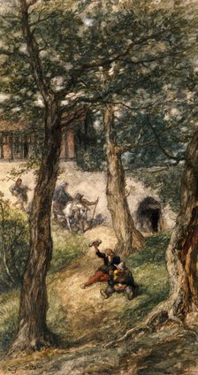 'Under the greenwood tree', 1886. Artist: Sir John Gilbert
