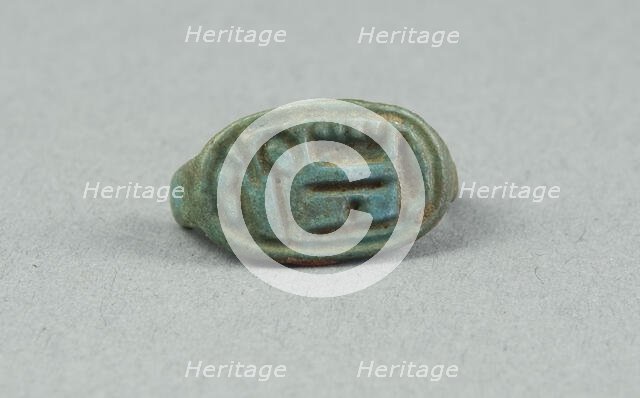 Ring: Amenhotep (III), Ruler of Thebes, Egypt, New Kingdom, Dynasty 18, reign of Amenhotep III... Creator: Unknown.