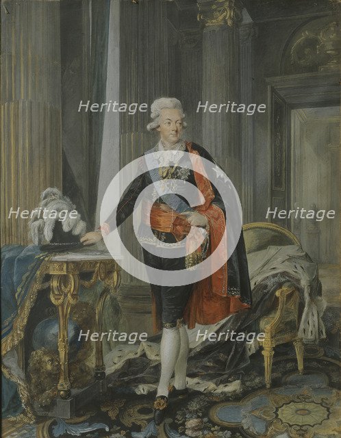 Portrait of King Gustav III of Sweden (1746-1792), 1792.