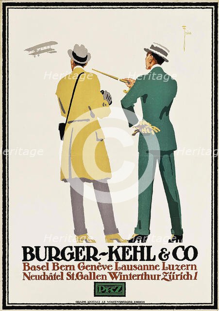 PKZ Burger-Kehl & Co, 1916. Creator: Fries, Leonhard F. W. (1883-1953).