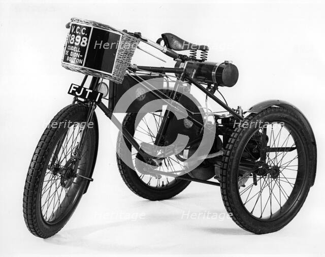 1898 De Dion tricycle. Creator: Unknown.