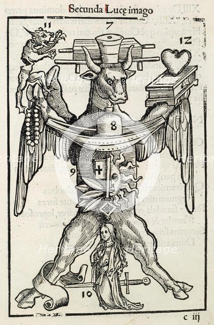Ox, Gospel of Luke, 1502.  Creator: Petrus von Rosenheim.