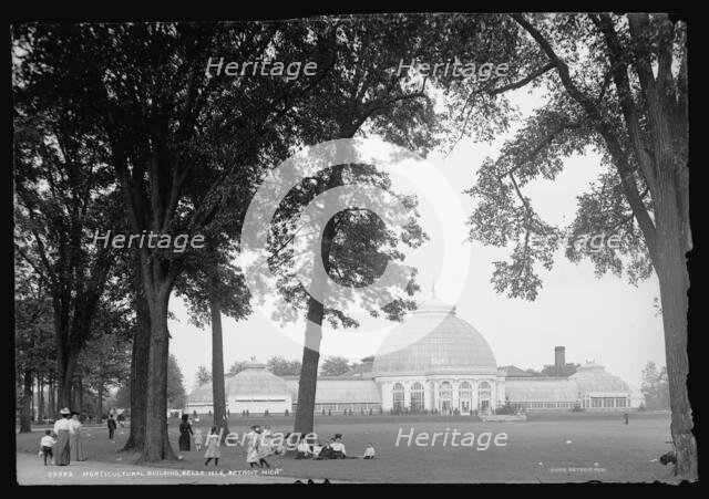 Horticultural building, Belle Isle Park, Detroit, Mich., c1909. Creator: Unknown.