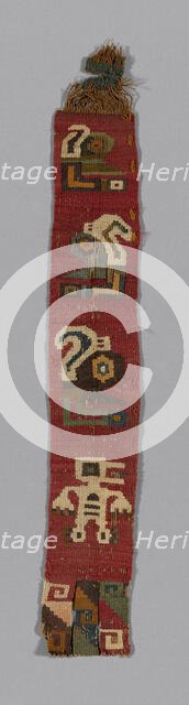 Fragment (Band), Peru, A.D. 800/1100. Creator: Unknown.