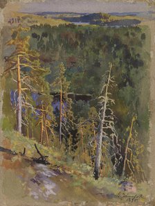 Forest Landscape, 1895. Creator: Eero Jarnefelt.