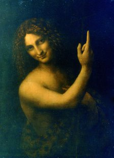 'St John the Baptist', 1513-1516. Artist: Leonardo da Vinci
