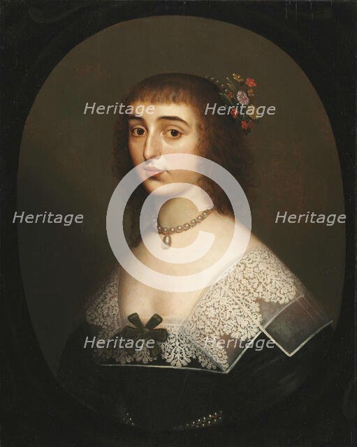 Portrait of Princess Elisabeth of the Palatinate (1618-1680), First Half of 17th cen. Creator: Honthorst, Gerrit, van (1592-1656).
