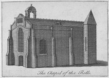 Rolls Chapel, Chancery Lane, City of London, 1750. Artist: Anon