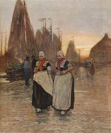 'On the Quay', c1902. Artist: Hendrick Cassiers.