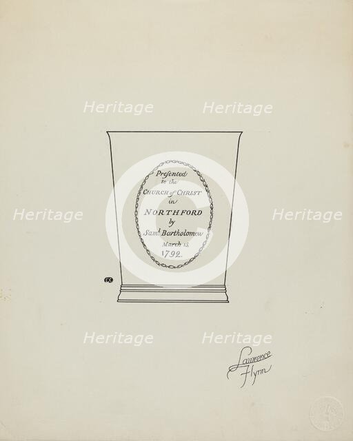 Silver Beaker, c. 1936. Creator: Lawrence Flynn.