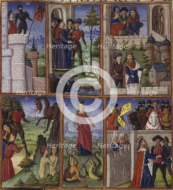 Illustration for the Epic The Aeneid by Virgil, 1450-1499. Artist: Coëtivy Master (active c. 1450-1485)