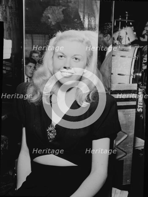 Portrait of Doris Day, Aquarium, New York, N.Y., ca. July 1946. Creator: William Paul Gottlieb.