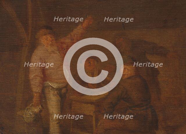 Peasants Drinking in a Barn, c.1628-c.1650. Creator: Pieter Hermansz Verelst.