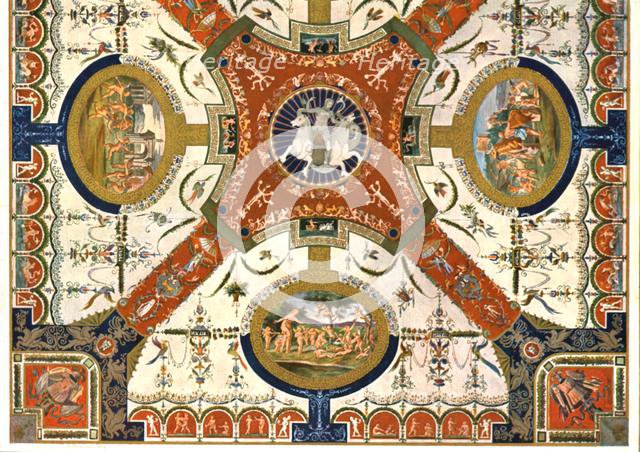 Decoration in the Villa Madama, Rome, Italy, (1928). Creator: Unknown.