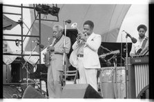 Sonny Stitt and Dizzy Gillespie, Capital Jazz, 1979.   Artist: Brian O'Connor.