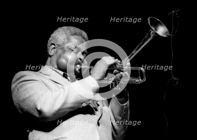 Dizzy Gillespie , Royal Festival Hall, London, July 1985.  Artist: Brian O'Connor