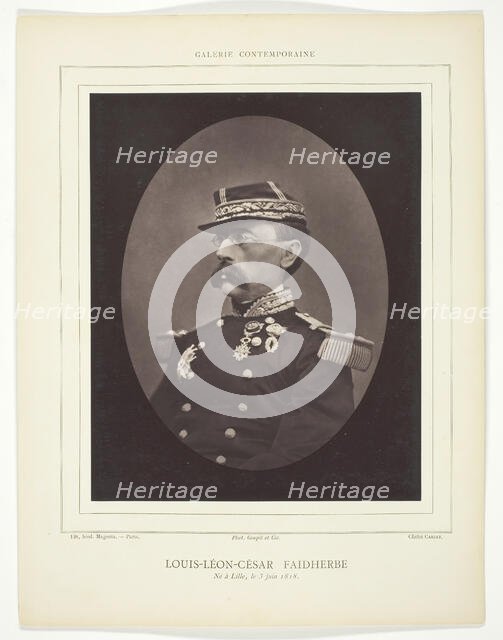 Louis-Léon-César Faidherbe, c. 1876. Creator: Etienne Carjat.