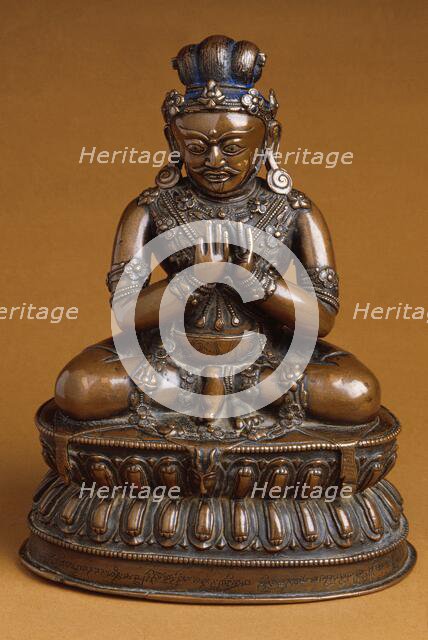 The Mahasiddha (Great Adept) Virupa, 837-909 (image 1 of 2), 15th century. Creator: Unknown.