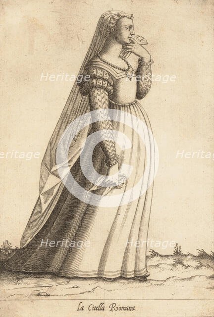 La Citella Romana (Maiden), ca. 1580. Creator: Attributed to Pietro Bertelli.