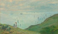 Cliffs at Pourville, 1882. Creator: Claude Monet.
